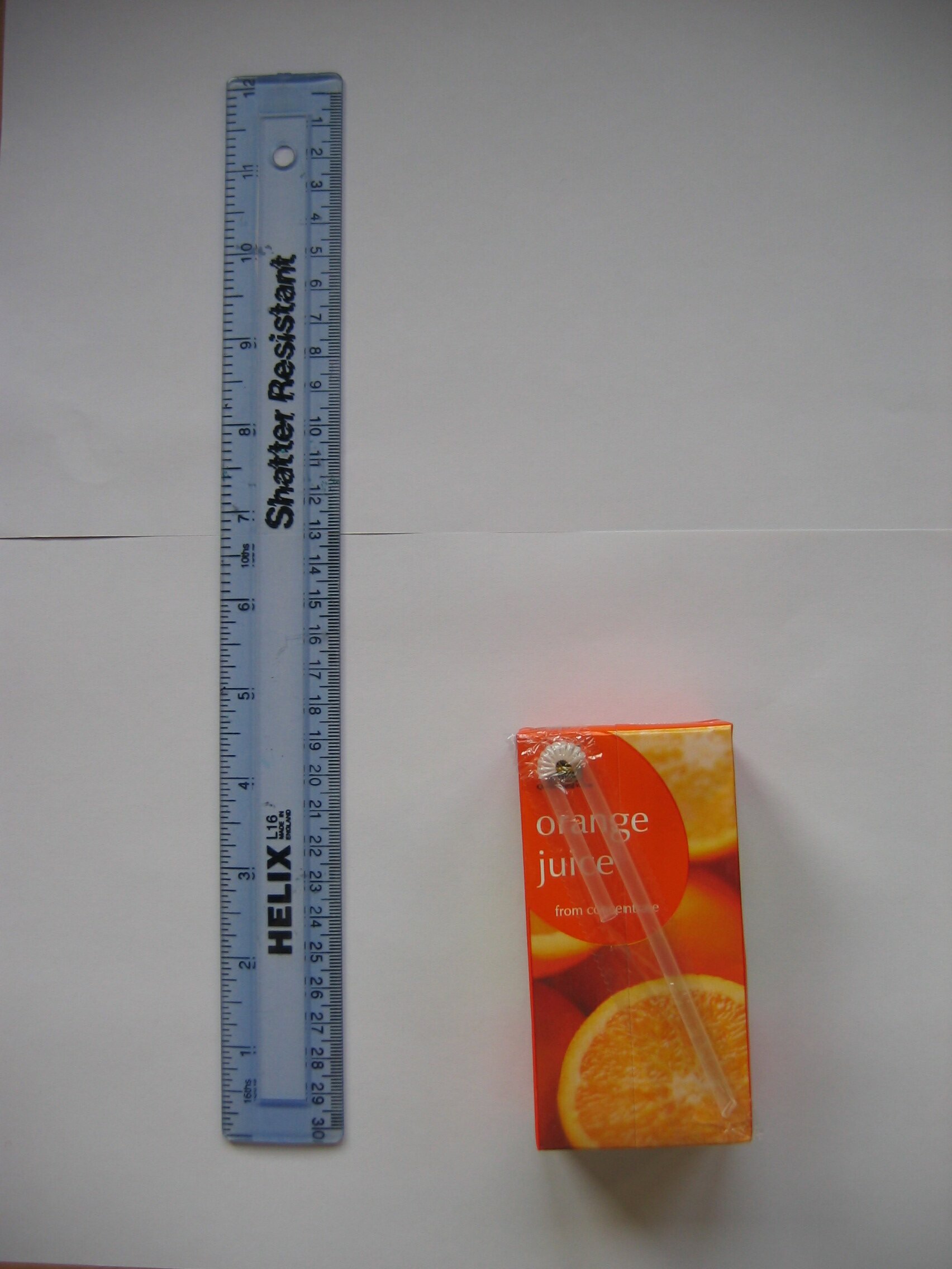 Ruler / Orange Carton